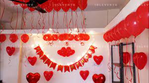 Birthday Surprise Room Decoration On Wife S Birthday At Home Romanti Simple Birthday Decorations 23rd Birthday Decorations Princess Birthday Party Decorations