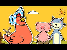 The Little Red Hen | Fairy Tale for Kids - YouTube
