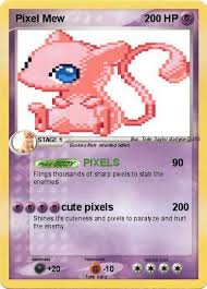 This is a way to find mew in pokémon red, blue, yellow or even your local spice guru. Pokemon Pixel Mew 1