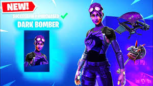 When or if it will come to the shop for the next time is unknown. Dark Bomber Skin Gameplay New Skins Fortnite New Update Youtube