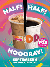 Dunkin Donuts Coffee Day Promo 2019 September 6 Only In 2020 Dunkin Dunkin Donuts Coffee Dunkin Donuts