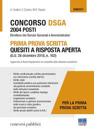 O le fasi del processo di definizione della spesa. Concorso Dsga 2004 Posti Maggioli Editore