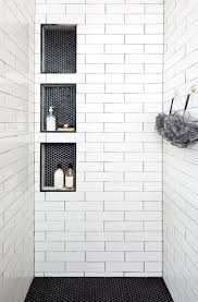 Grey grout key border tiles with white hexagonal tiles. 73 White Tile Shower Ideas In 2021 Bathrooms Remodel Bathroom Design Bathroom Inspiration
