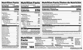 21 cfr 101.2(b) and (d), section. Nutrition Facts Label Design Template For Food Content Vector Serving Fats And Diet Calories List For Fitness Healthy Dietary Supplement Protein Sport Nutrition Facts American Standard Guideline Stock Vector Adobe Stock