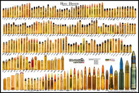 big bore bullet poster cartridge comparison