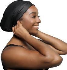 Hairbrella Satin-Lined Waterproof, Adjustable Swim Cap (Black): Buy Online  at Best Price in UAE