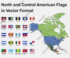 The central american flags share a common origin in the flag of the united provinces of central america. North American Countries Flags In Vector 23 Images