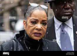 New York, New York, USA. 31st Mar, 2023. Kathryn Griffin-Townsend speaks  along with attorney Ben Crump