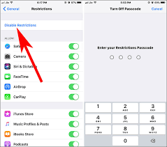 How to access restrictions/parental controls on ios 11. 2 Ways To Unlock Restrictions On Iphone Without Passcode