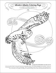 Of course, there are also plenty of stars to color in as well in this coloring page! February Full Moon Is The Snow Moon W Lyon Martin Owl Coloring Pages Coloring Pages Coloring Pages Winter