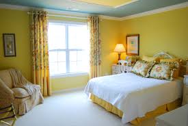 The verdant shade of green used in this master bedroom is bold without being overbearing. A Green Light On Yellow