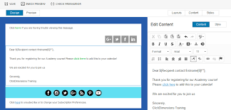 Add An Outlook Calendar Event To An Email Template Clickdimensions Support