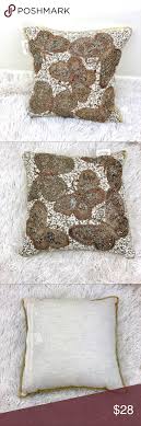 Artistic Accents Heavily Beaded Butterfly Pillow Artistic Accents Heavily Beaded Butterfly Accent Pillow Made In India Artist Butterfly Pillow Butterfly Beaded