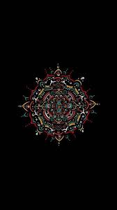 Wallpaper Backgrounds Dark Aesthetic For Iphone Android Iphonebackgroundsdark Mandala Wallpaper Dark Wallpaper Trippy Iphone Wallpaper