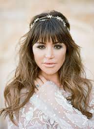 Celestial Wedding Inspiration Written In The Stars Ruffled Wedding Hair Pieces Bridal Hair Pieces Boho Wedding Hair