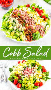 Cobb Salad Cobb Salad Recipe Salad Recipes Homemade Salads
