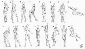 Drawing the female figure covers the most important aspects of the female figure in a variety of poses: Anime Female Poses Drawing Reference Jameslemingthon Blog