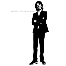 The stones, formed in 1962 by guitarist brian jones. Mick Jagger Vector Image