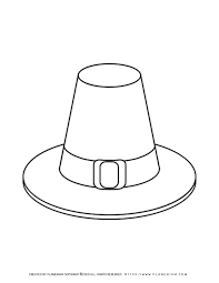 Download all the pages and create your own coloring book! Thanksgiving Coloring Page Pilgrim Hat Free Printable Planerium
