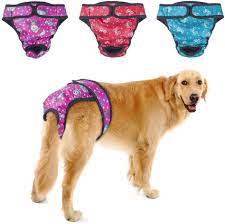 Petbaba Female Dog Diapers 3 Pcs Period Pants Reusable Washable Cover Up Panties Adjustable Nappies Suitable Medium To Large Women Girl In Heat Season In Xl Amazon Ca Pet Supplies