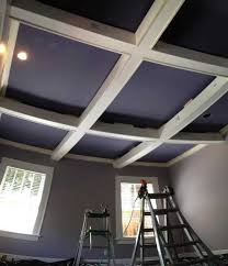 Coffered Ceiling Project Ceiling Ceiling Design White Washed Furniture
