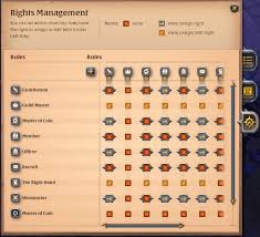 Hey there, here's a couple things you can try: Guild Rights Management Albion Online