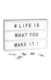 Primark Cinema Light Box Light Box Quotes Light Box Led Light Box