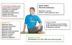 Free Downloadable Easy Twist Yoga Class Handout Twist Yoga Yoga Class Yoga Lesson Plans