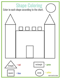 There are no boring worksheets here! Free Printable Shape Coloring Printable Shape Worksheets For Preschool Shapes Worksheet Kindergarten Printable Preschool Worksheets