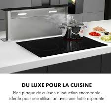 Klarstein Delicatessa 80 Flex Table A Induction Encastrable 3 Zones 7000w Vitro