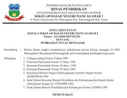 Maybe you would like to learn more about one of these? Contoh Sk Kepala Sekolah 2018 Masnurul