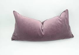 Mauve Pillow Cover Mauve Velvet Cushion Case Mauve Etsy Velvet Cushions Velvet Pillows Long Lumbar Pillow