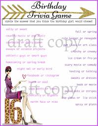 Birthday Party Games For Girls Girls Birthday Party Game Who Knows The Birthday Girl The Best Digital Download Girls Birthday Party Games Girls Birthday Party 40th Birthday Party Games