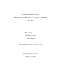 Serviciul de asistență psihopedagogică, бричаны. Doc Recenzie Psihologie Georgiana Dobre Academia Edu
