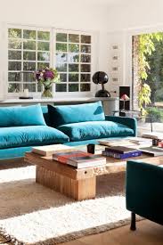country house by sarah lavoine photos courtesy of sarah lavoine canape turquoise idee deco deco maison