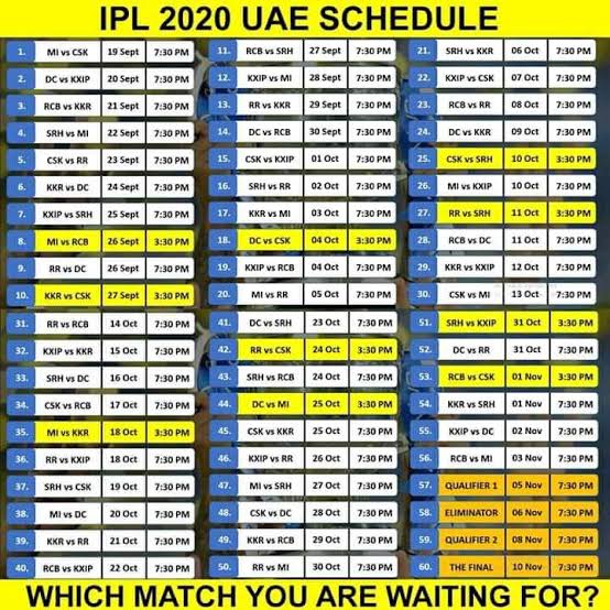 Time table