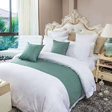 Quando vorresti per racconta con la famiglia, parenti. Osvino Corridore Da Letto Tinta Unita Inverno Estivo Bed Runner Runner Trapuntato Poliestere Cotone Decorativo Morbidezza Eleganza Verde 240 X 45cm Per 180cm Letto