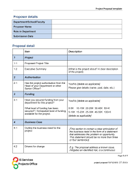 43 Professional Project Proposal Templates á… Templatelab