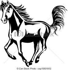 Black And White Mustang Clipart Horse Line Drawings Clip Art Mustang Horse Clip Art Black And White Drawing Horse Clip Art Horse Illustration