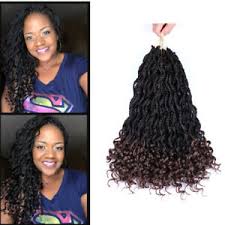 Here are 30 different braided hairstyles to get you out of your topknot rut. Wavy Box Braids With Curly Ends Crochet Hair 18 Crochet Braiding Hair Extension Ebay