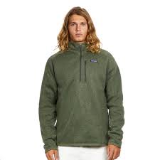 It's a fleece which is quite evidently, even just from the look of it, built to be a serious bit of outdoors kit. Patagonia Better Sweater 1 4 Zip Industrial Green Hhv