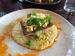 A bad fish taco is worse than a bad chicken taco. Fish On Polenta Picture Of Anejo Tribeca New York City Tripadvisor