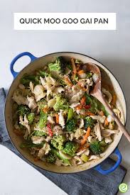 Quick Moo Goo Gai Pan Recipe Quick Easy Meals Recipes Chicken Recipes