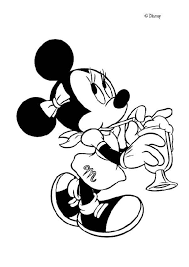 Mickey Mouse Coloring Pages Minnie Mouse Drinking A Drink Mickey Mouse Coloring Pages Minnie Mouse Coloring Pages Coloring Pages
