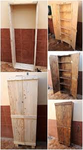 We removed nails and cut the wood pallets to the proper size to fit our custom cabinet. 60 Superb Wood Pallet Carpentry Ideas Pallet Ideas