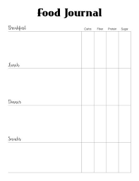 Free Low Carb Daily Food Journal Printable Food Journal Food Journal Printable Food Log Printable
