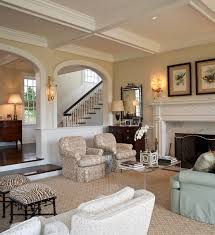 A simple paint shade can have an immense affect on our 'these colours are perfect for creating restful living spaces that bring a sense of comfort to the a perfect colour to live with in both a modern and traditional home, and wonderful to pair with. 17 Traditional Living Room Design Photos Beautyharmonylife Farm House Living Room Sunken Living Room Traditional Design Living Room