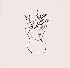 Greek Statue Drawing Line Art Drawings Greek Art Minimalist Art