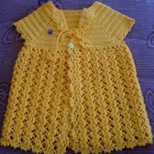 Tigla Orulen Sari Bebek Yelek Ornegi Resmi Baby Knitting Patterns Bebek Yelek Orgu