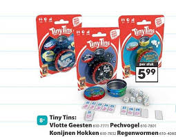 Tiny Tins Vlotte Geesten Pechvogel Konijnen Hokken Regenwormen Aanbieding Bij Top 1 Toys